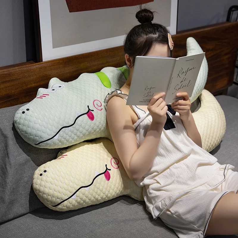 70cm 90cm 110cm Crocodile Throw Pillow Soft And Comfortable Sleeping Doll Holiday Gift Send Friends And Family