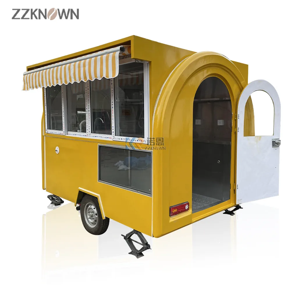 Mobile Concession Food Carts Trailer Purchase Fully Equipped Kitchen Food Truck  for Sale