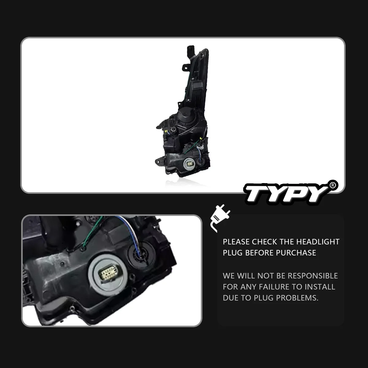 

TYPY New LED Head Lamp Upgrade Modified For Cadillac ATSL Headlight 2014-2018 Dynamic Signal Head Lamp Auto Accessories