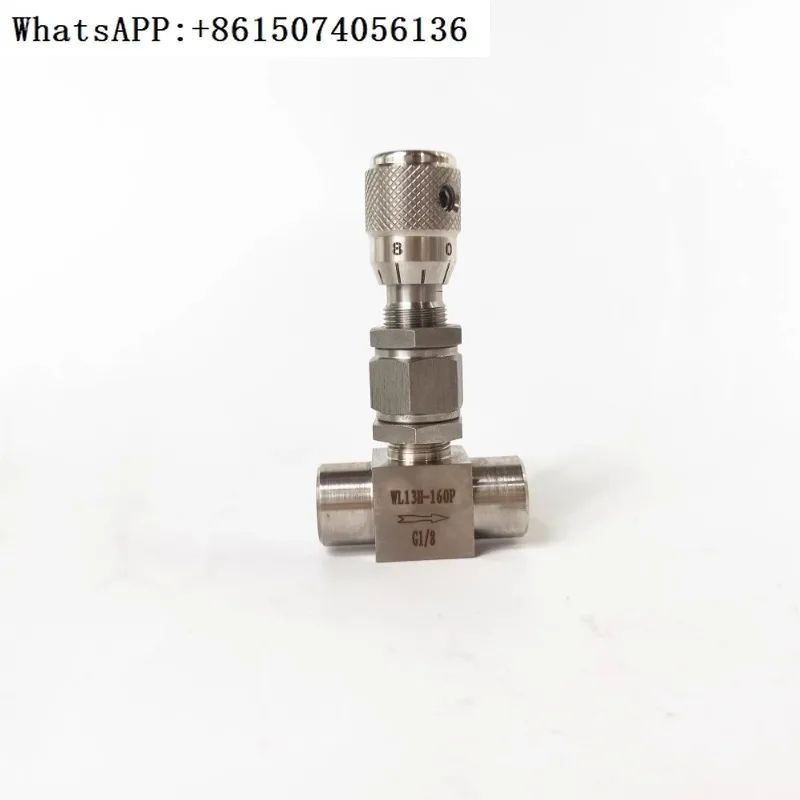 Micro adjustment valve WL13H-160P WL13H-320P SS304 316 with scale adjustment valve