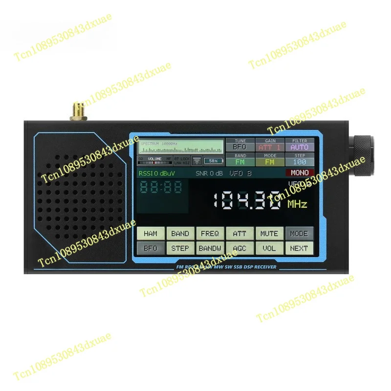 forWishcolor ATS25ULTRA FM SW SSB MW LW AIR SDR Receiver Aviation Band Receiver Supports Bluetooth WiFi with 4-inch Touch Screen