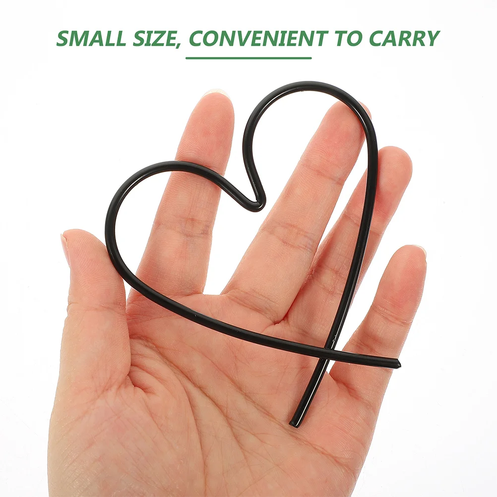 

Heart Pendant Ornaments for Crafts Metal Wall Outdoor Decorate Black