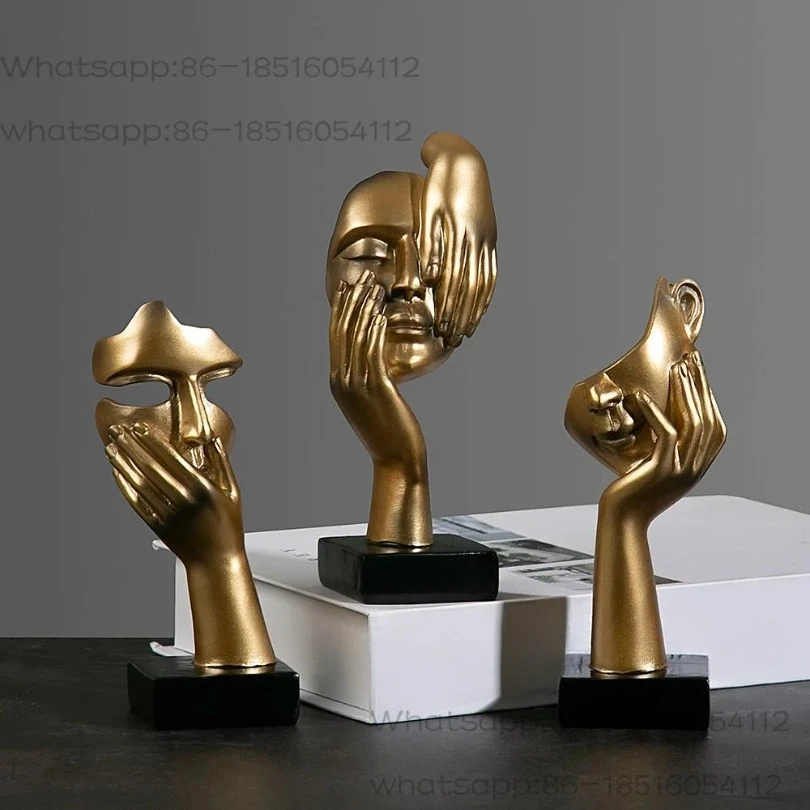 

Новые европейские декоративные изделия ручной работы: простые абстрактные фигуры, скульптуры для офиса и гостиной, художественные украшения.