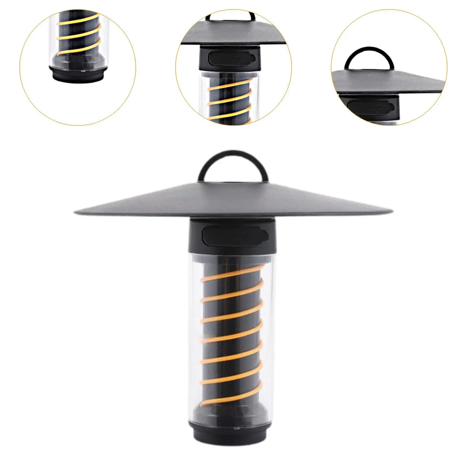 Luz de acampamento LED 7 modos de luz Luz de barraca para viagens de mochila de piquenique