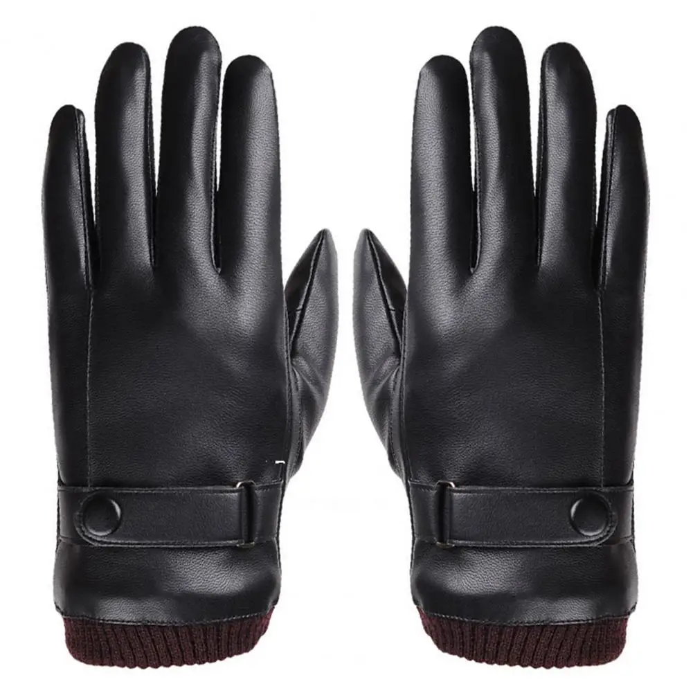 Finger Protective Sleeve Durable Thickened Cycling Gloves Faux Leather Fingers Protective Case for Travelling