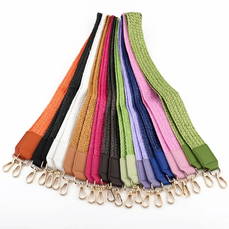 

5PCS Crossbody Shoulder Strap Bag Strap Woven Raffia Bag Shoulder Strap