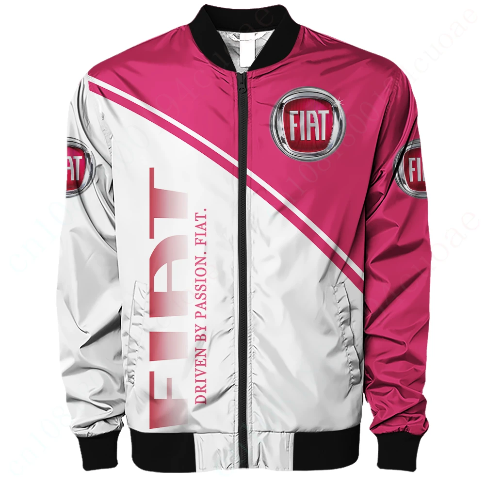 

Fiat Windbreaker Techwear Baseball Uniform Bomber Jacket 3D Jacket Harajuku Parkas Thick Coats Jackets For Men's Clothing