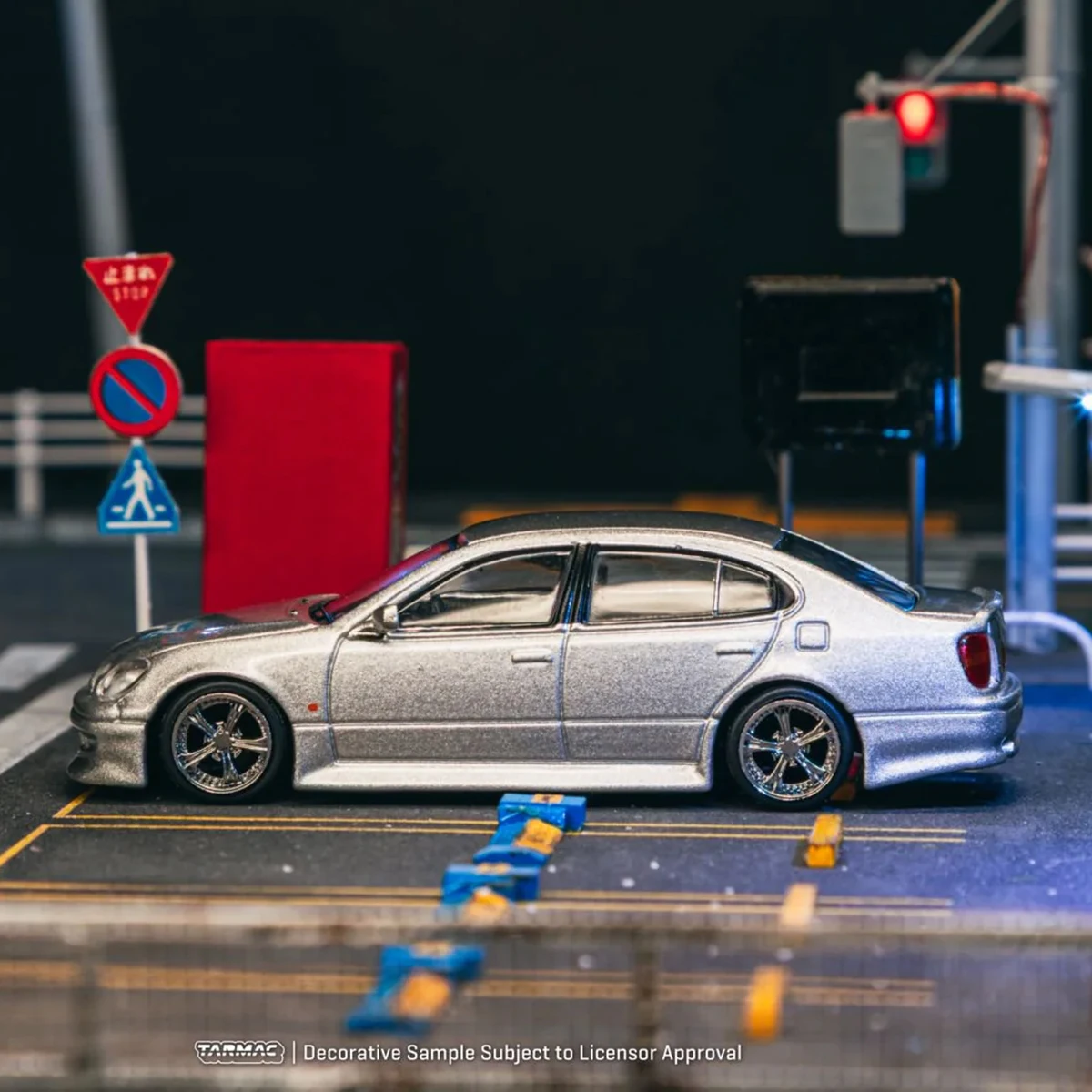 타막 웍스 1:64 VERTEX 토요타 아리스토 JZS161 실버 다이캐스트 자동차 모형 재고 있음 즉시 배송 가능 썸네일 4