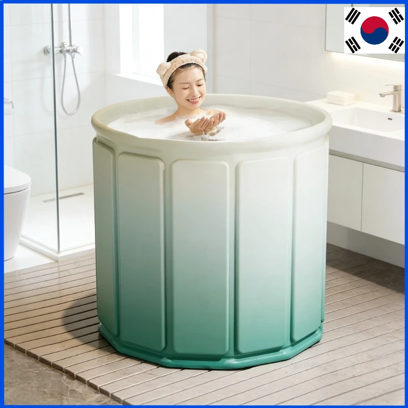

Winter Bathtub for Adults, Portable Hot Tub Spa, Thickened Foldable Bath Bucket with Long-Lasting Heat Retention, Indoor Use