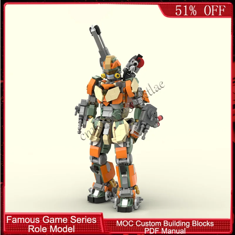 952 PCS Popular Game Character Series Hearth Guardian MOC Customize Modular Building Block Creative Simple DIY Assembly Toy Gift