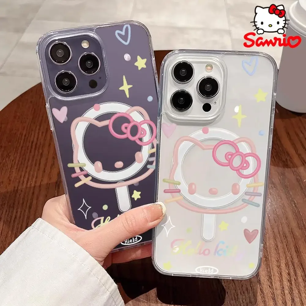 Hello Kitty Iphone 16 Pro Max เคส Iphone 16/15/14/13/12/11/x/xs/xs Max/pro Max Woman Iphone 16 Pro Max เคส Kitty Cat สีชมพู