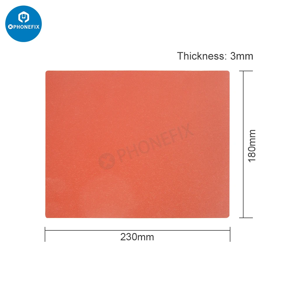 250*200*3mm 250*200*5mm LCD Screen Repair Platform Soldering Repair Work Pad Rollable Super Soft Sponge Foam Mat Rubber Mat