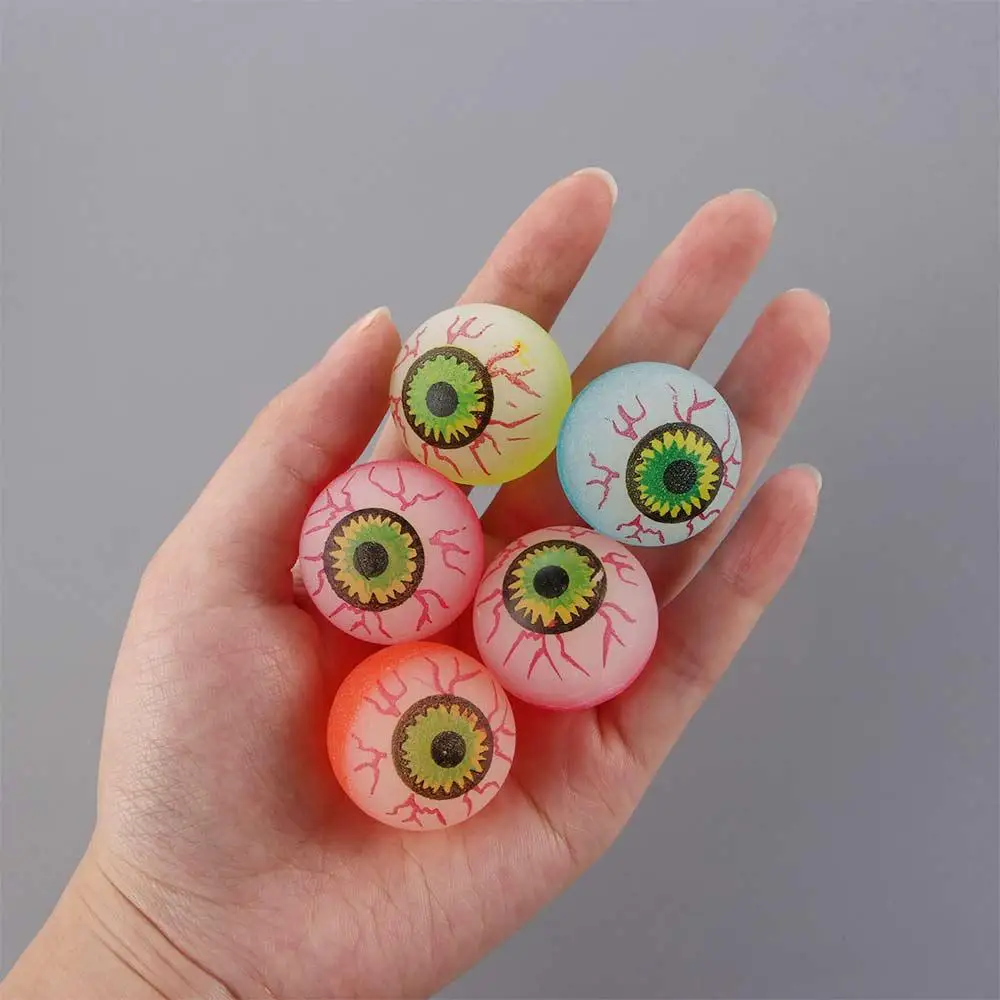 Bath Toys Bouncy   Balls Children Gifts Halloween Party Supplies Scary Eye Balls Jumping Balls Halloween Bouncy Balls
