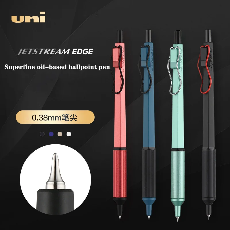 Japan UNI JETSTREAM Ballpoint Pen SXN1003 Low Center of Gravity Pen Metal Rod Medium Oil Pen Ultra-fine 0.38mm Office Stationery