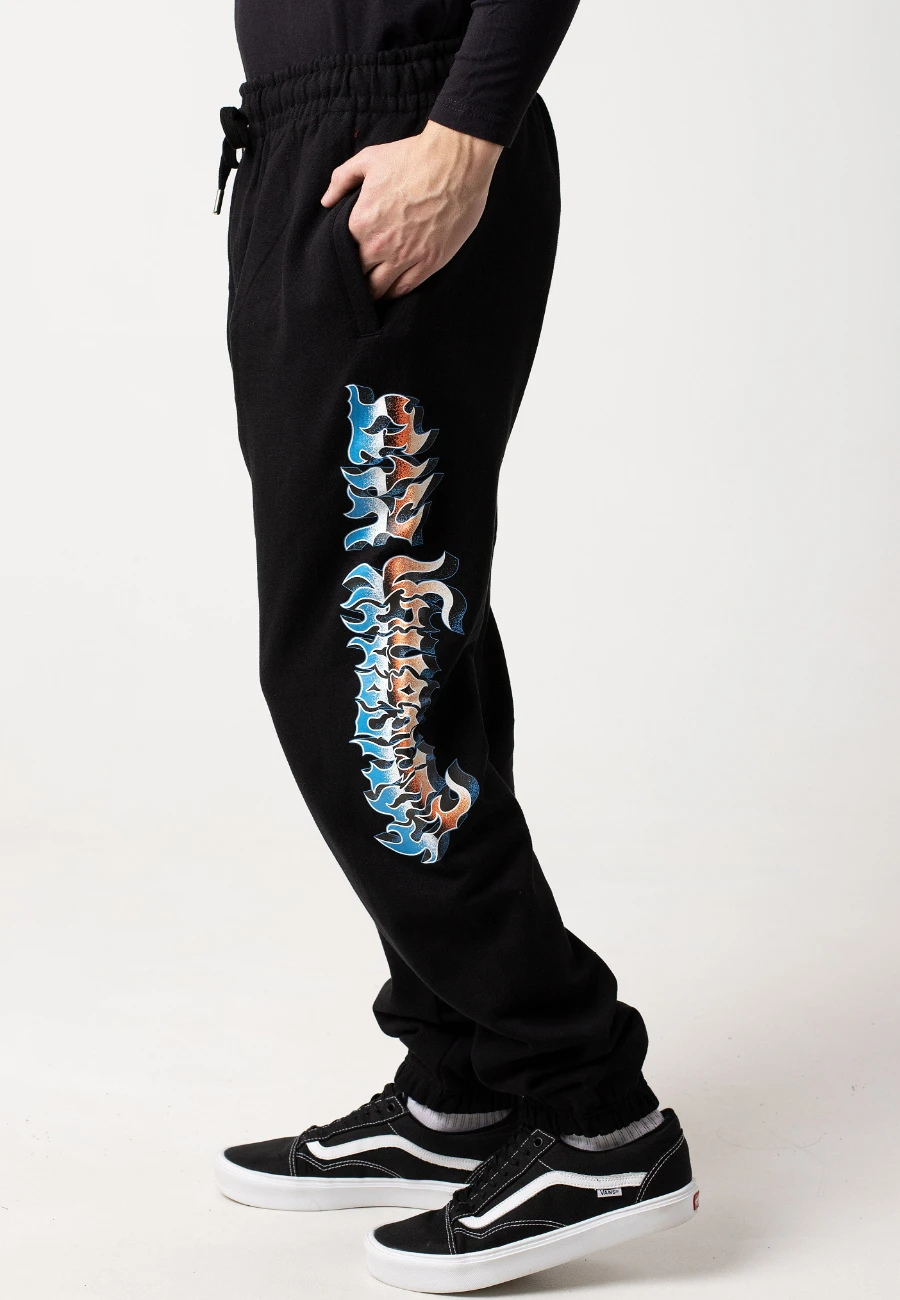 Comeback Kid Glass Metal Sweatpants Band Rock American Style Versatile Men's Casual Sports Pants Y2K Gothic Style Spring Autumn