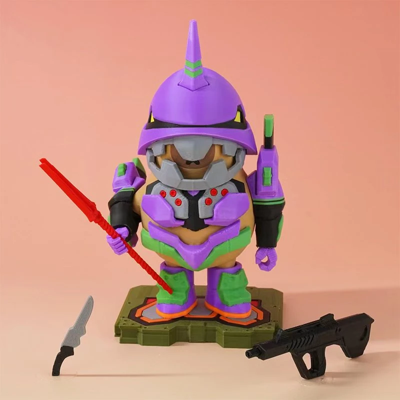 3d Printed Creative Cartoon For Capybara Magnetic Mecha Doll Assembly Set Magnetic Decorative Capybara Figurines Toys