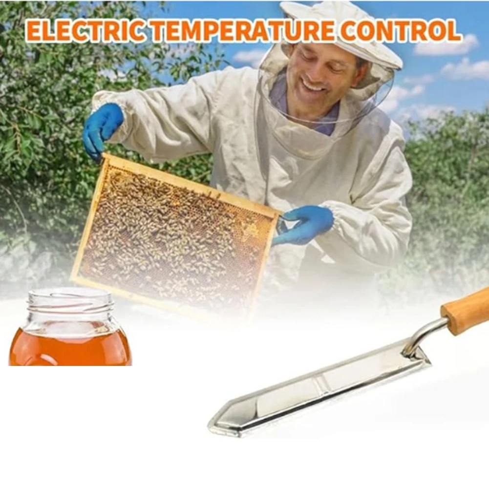 High Strength Honey Extraction Tool Kit- Electric Honey Uncapping Knife, Heated Honey Scraper, US Power Adapter Included US PLUG