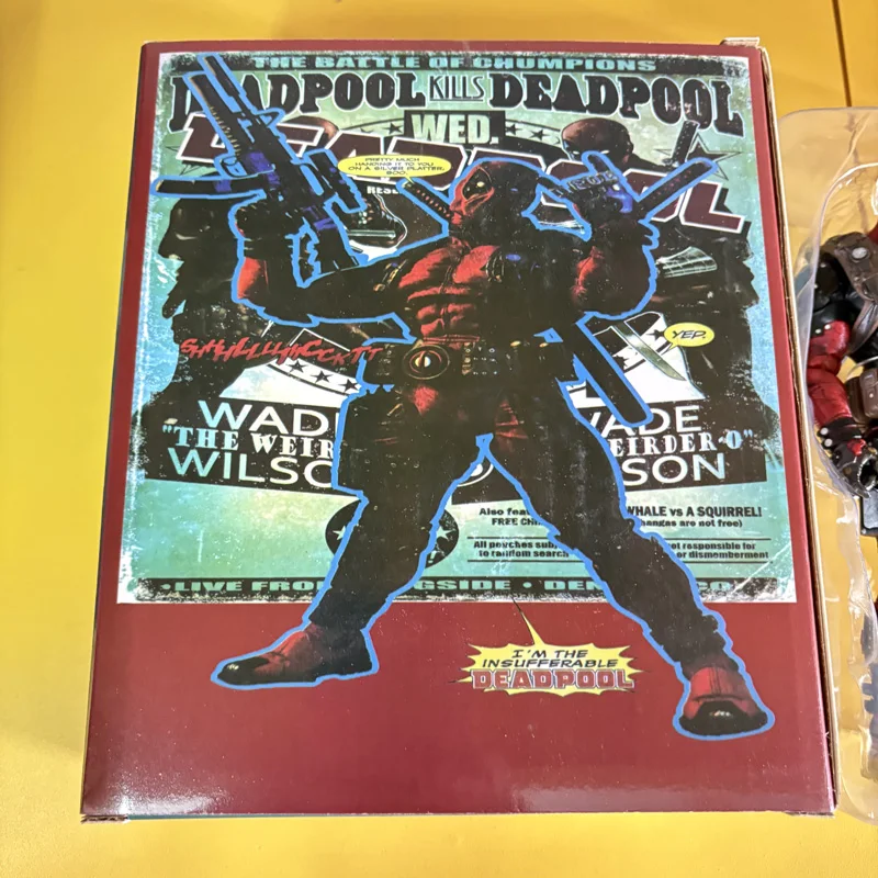 Neca épico x-men deadpool figura de ação variante articulação móvel super heróis figura de piscina morta com armas presentes de natal brinquedo