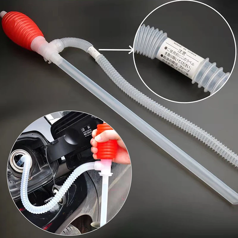 Universal Car Tool Car Truck Fuel Oil Gasoline Diesel Transfer Sucker Hand Pump Manual Siphon Suction Water Liquid Pump