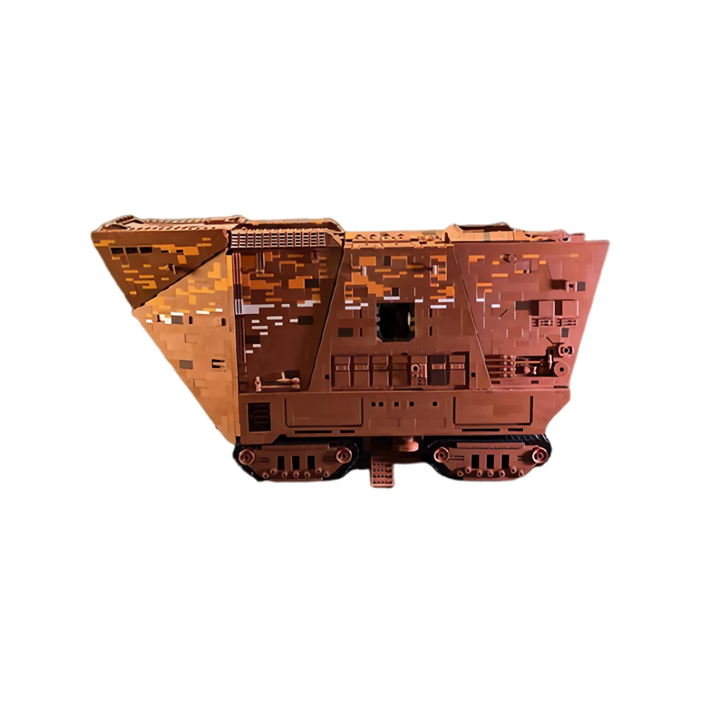 Moc 7346 Pcs Sandcrawler Bouwstenen Model Ruimte Oorlog Film Constructie Montage Speelgoed Volwassenen Kinderen Verjaardag Kerstcadeaus