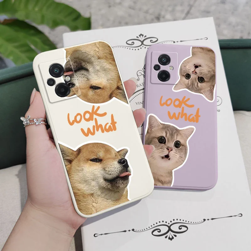 جراب هاتف سيليكون مع قطة Scream لشاومي ، غطاء لـ Poco M6 ، X6 ، F6 ، M5 ، M5S ، F5 ، X5 ، F4 ، X4 ، M4 ، F3 ، M3 ، X3 ، f2 Pro ، X2 ، C40 ، 4G ، 5G ، GT ، NFC