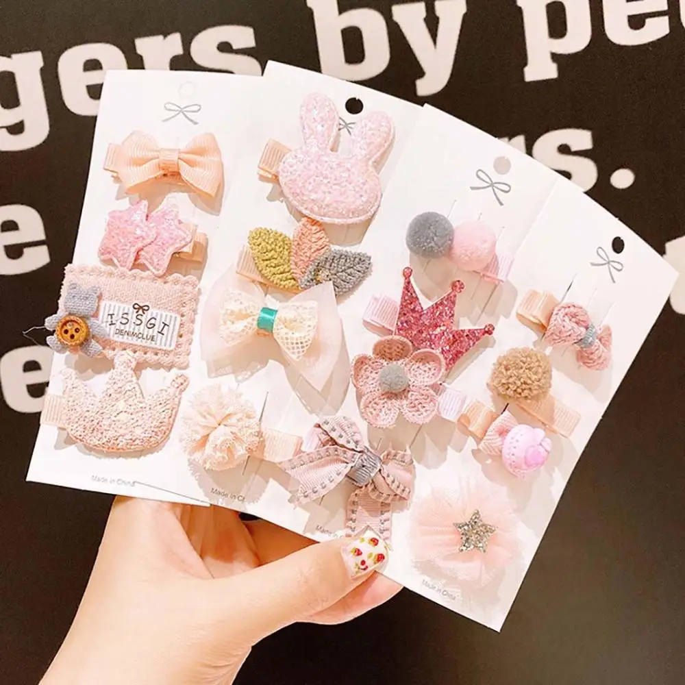 

for Kids Girl Princess Sweet Children's Hair Clip Bow Star Hairpins Baby Headwear