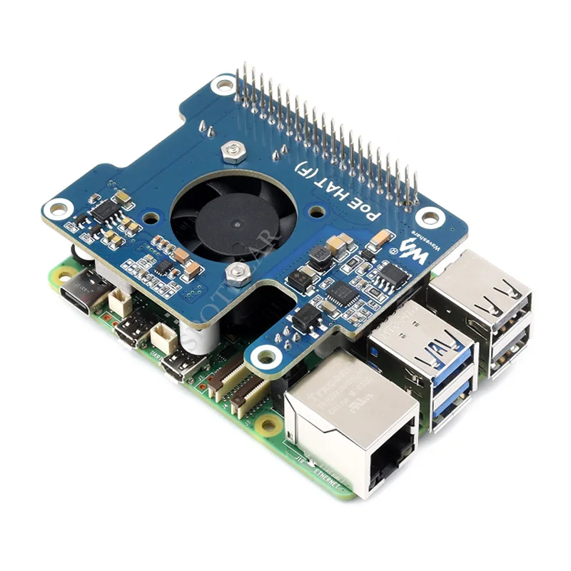Материнская плата Raspberry Pi 5 Pi5 PoE Power over Ethernet 802.3af