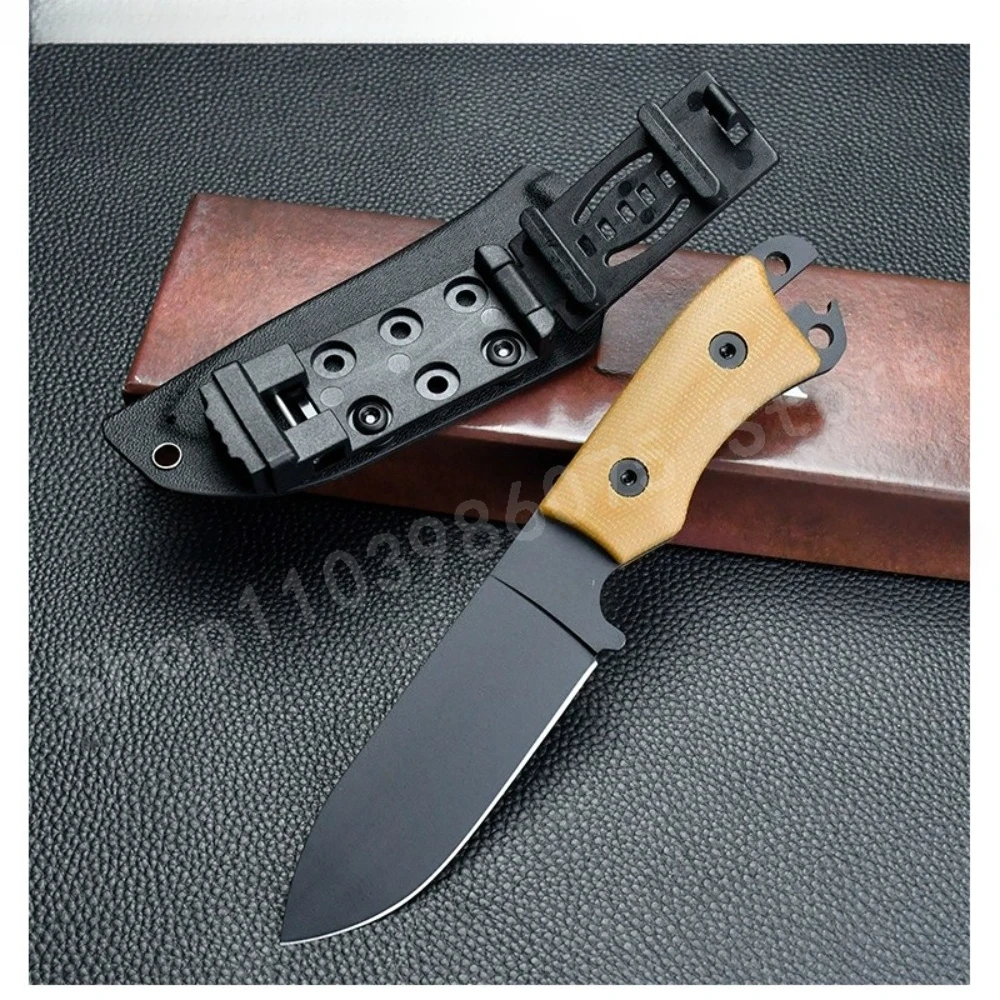 

BK11 Маленький универсальный нож 8Cr13Mov Лезвие Льняная ручка для выживания на природе в диком EDC Охотничий нож Нож для пикника