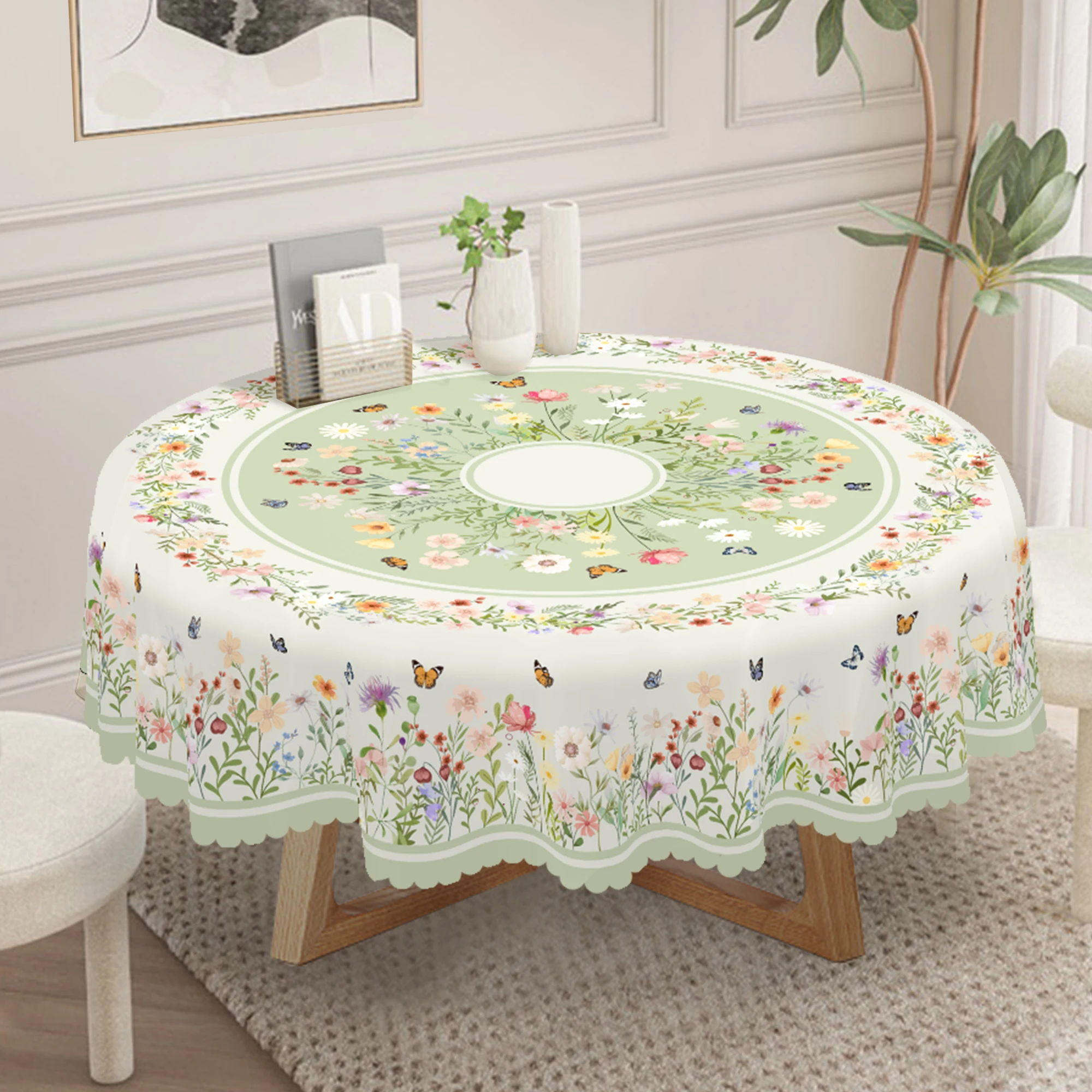 Spring Floral Themed Tableclot - Coffee Tea Etc recension och pris