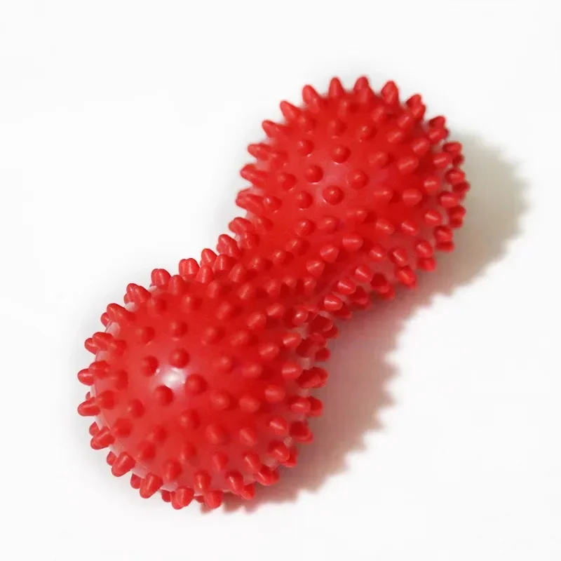 Peanut PVC Yoga Supplies with Thorns Workout Massage Ball Trigger Point Inflated Air Muscle Massager Foot Massage Hedgehog Ball