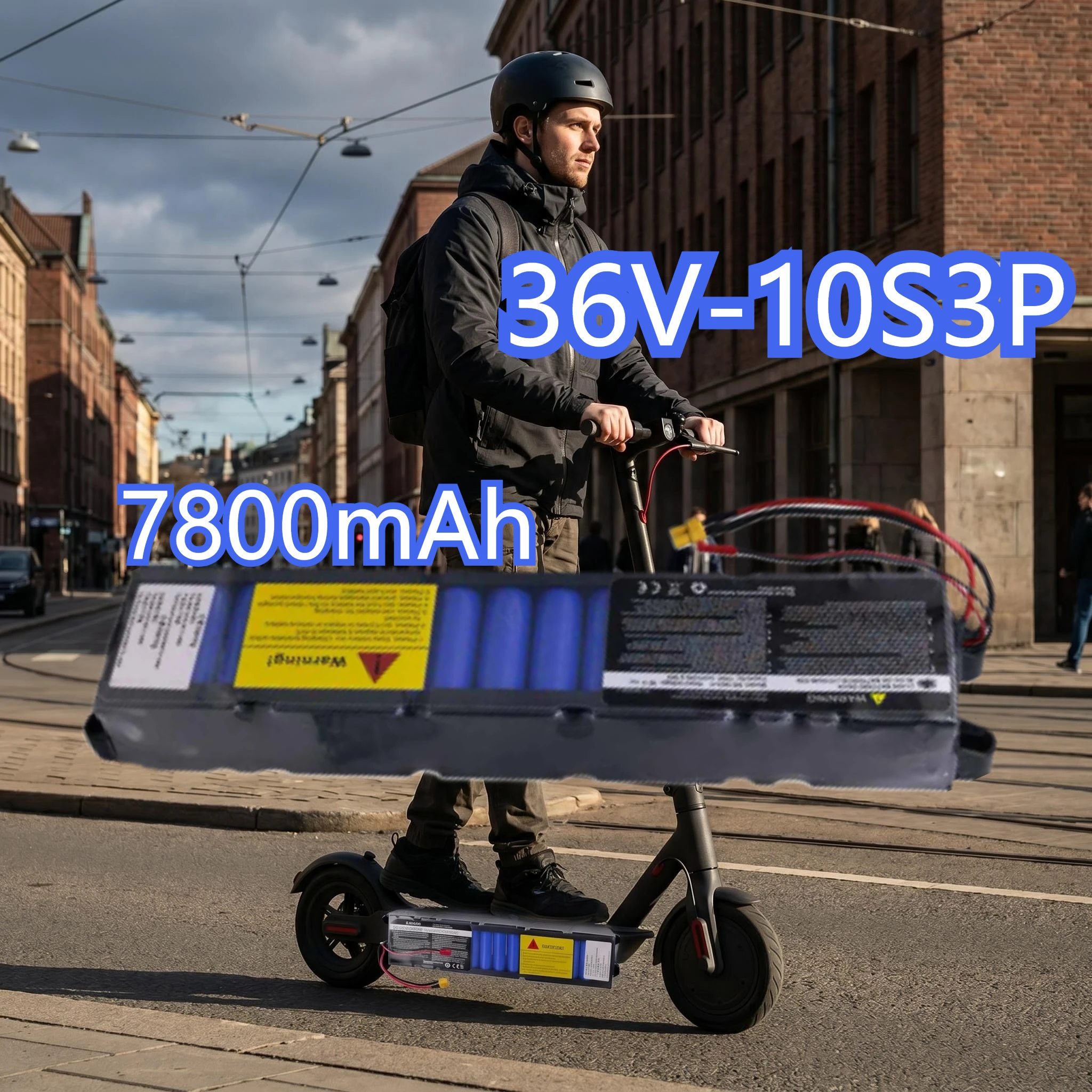 

For Xiaomi M365 E-Scooter Built-in BMS 36V 7800mAh Replacement Li-ion Battery Overcharge Protection Long Driving Range Battery