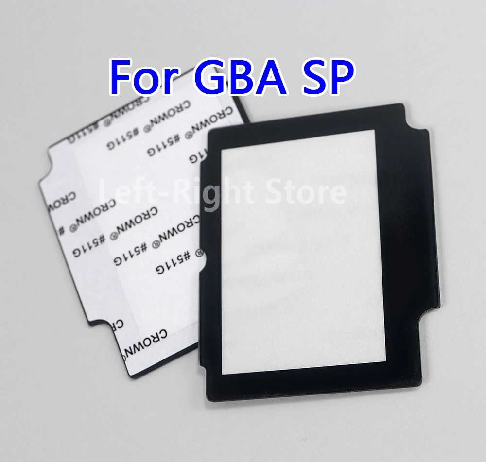 2pcs Replacement Plastic Glass Lens For GBA SP Screen Lens cover For Nintend Gameboy Advance SP Lens Protector W/ Adhensive