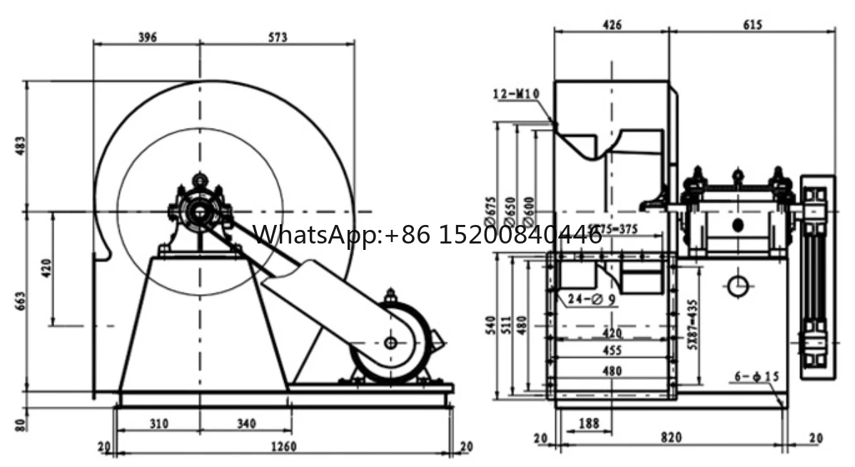 High Pressure Industrial Dust air Exhaust Fan 3 Phase Carbon Steel AC Centrifugal Blower Fan 2900RPM 220V
