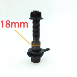 1pcs 18mm Auto parts Four wheel alignment tire eccentric screw adjustment camber bolt Black 10.9 bolt -18mm