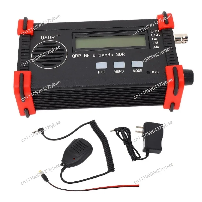 8 Band Radio Transceiver Shortwave USDX USDR HF QRP SSB CW SDR Transceiver AM FM Full Mode Shortwave Defined Radio Transceiver