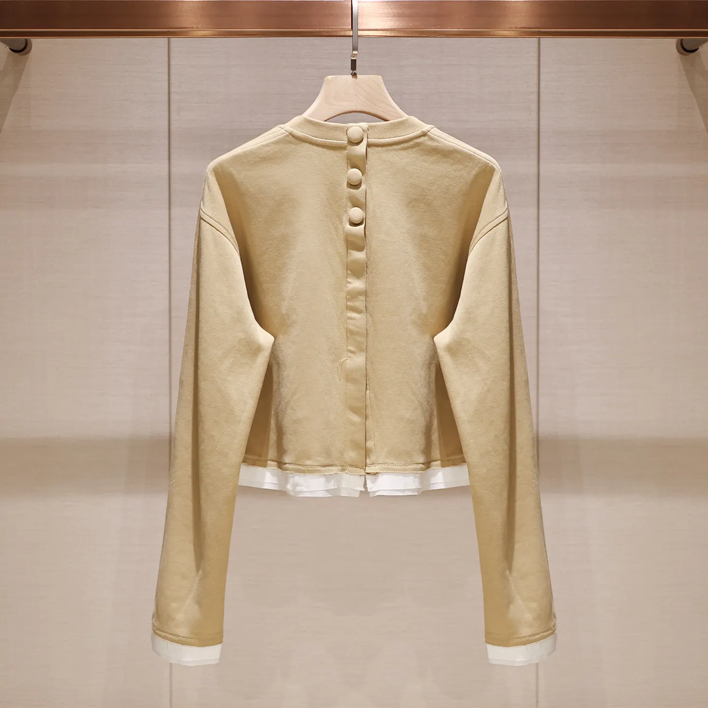 エレレディ スレ ロングスベ ルーズフィット オルト丈 エイジディフュージョン スウェットシャツ レディース ファッション 春 2026 デザインセンセーション