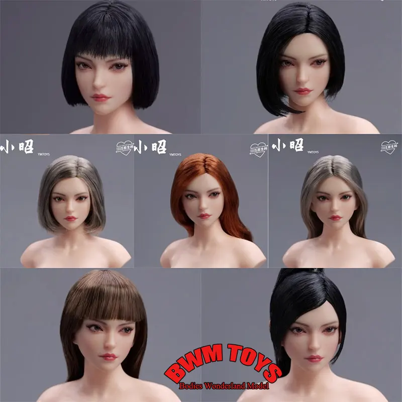 

YMTOYS YMT106 1/6 Scale Female Soldier Xiaozhao Mobile Eye Asian Beauty Head Sculpt For 12'' PH Pale Skin Action Figure Body