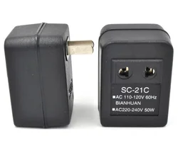 Newest 20W AC 110V to 220V Voltage Converter Regulator Travel Portable Converter Set Up Transformer Adapter Step Up Voltage