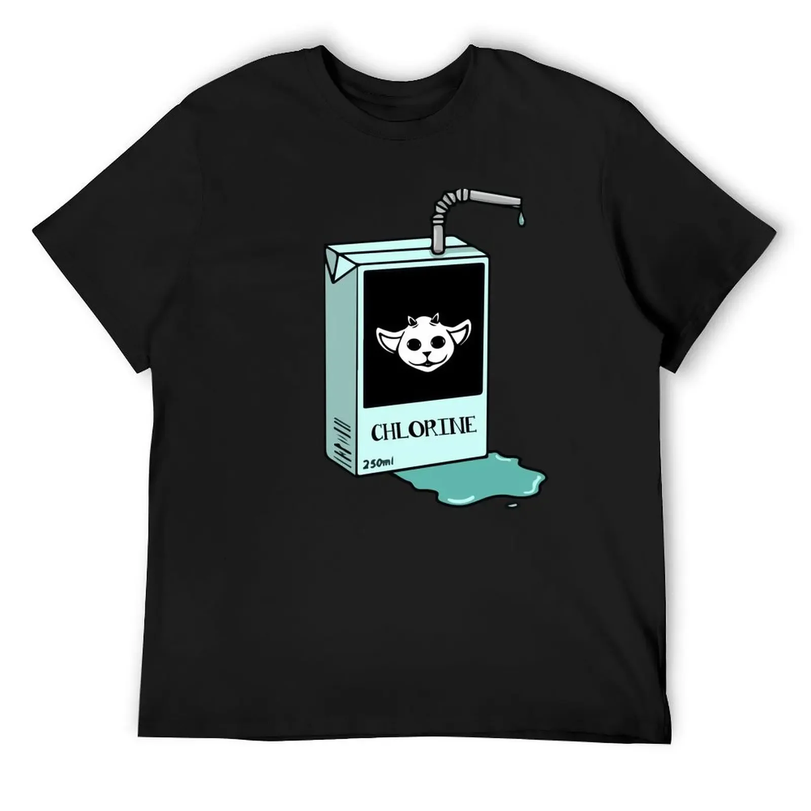 

Chlorine T-Shirt summer tops vintage anime shirt designer shirts plus size men clothing