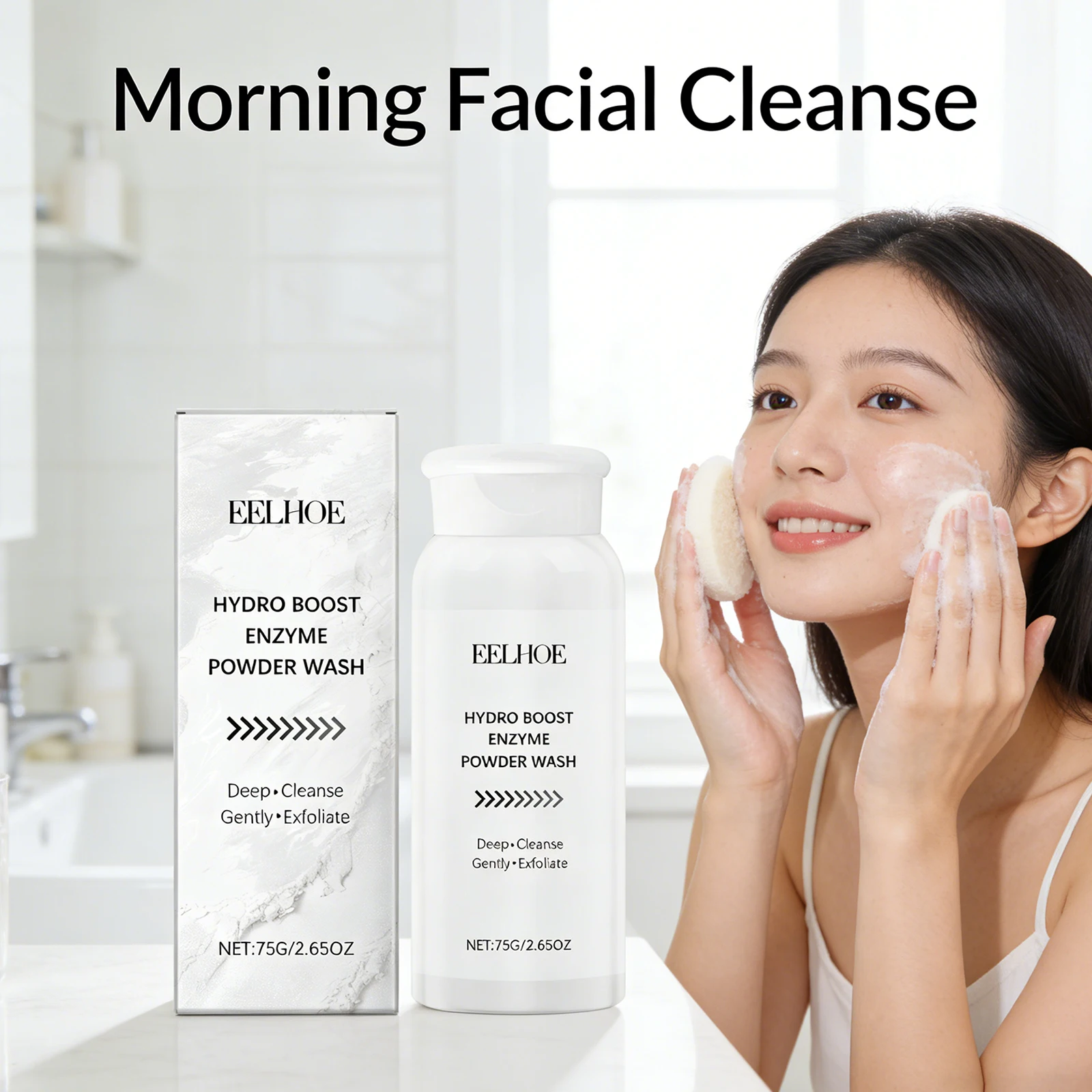 

Enzyme Based Cleansing Powder Removing Dead Skin Cells Reducing Blackheads Clean Pores Smooth Skin Moisturizing Cleansing Powder