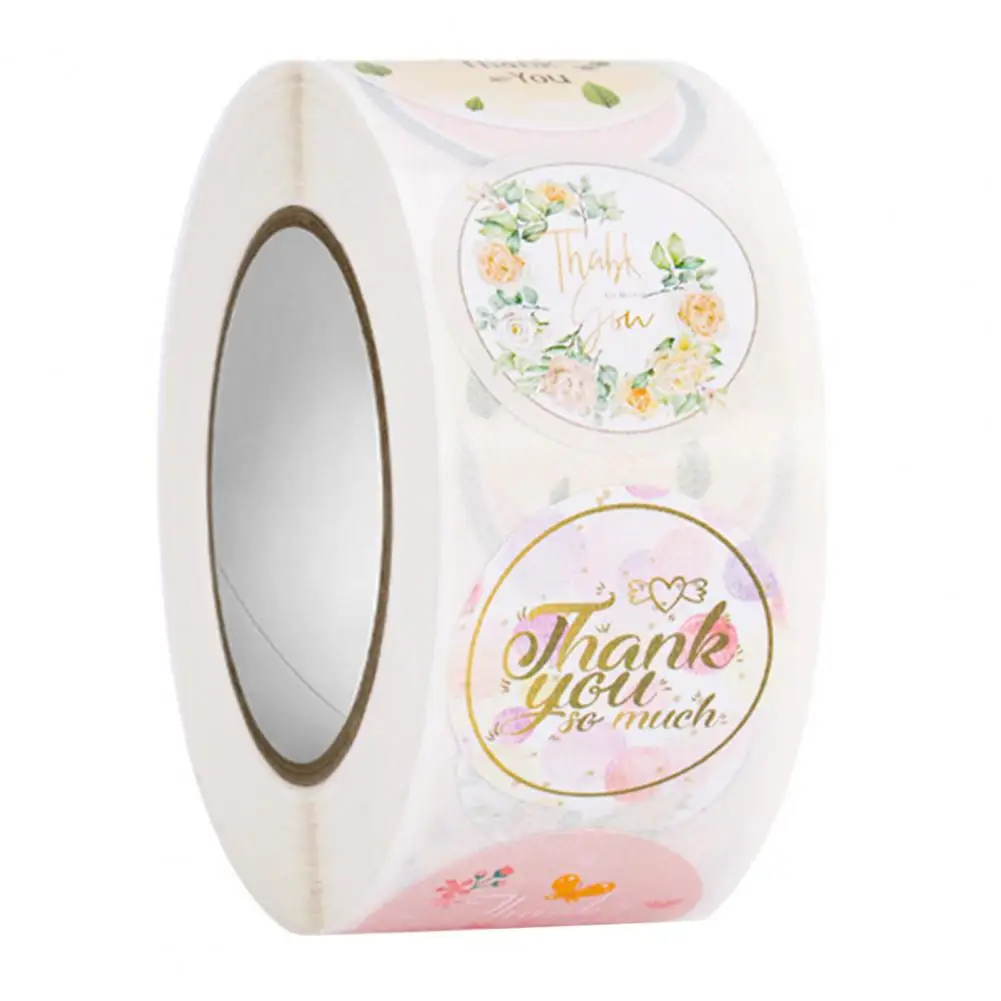 DIY Multipurpose Flower Shape Aesthetic Sealing Stickers Holiday Decor