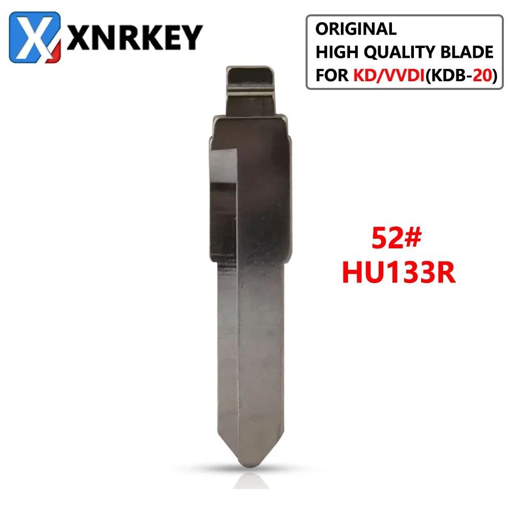 

XNRKEY 10 шт. 52 # HU133R оригинальные высококачественные лезвия для KD/VVDI Металлические Пустые необработанные лезвия