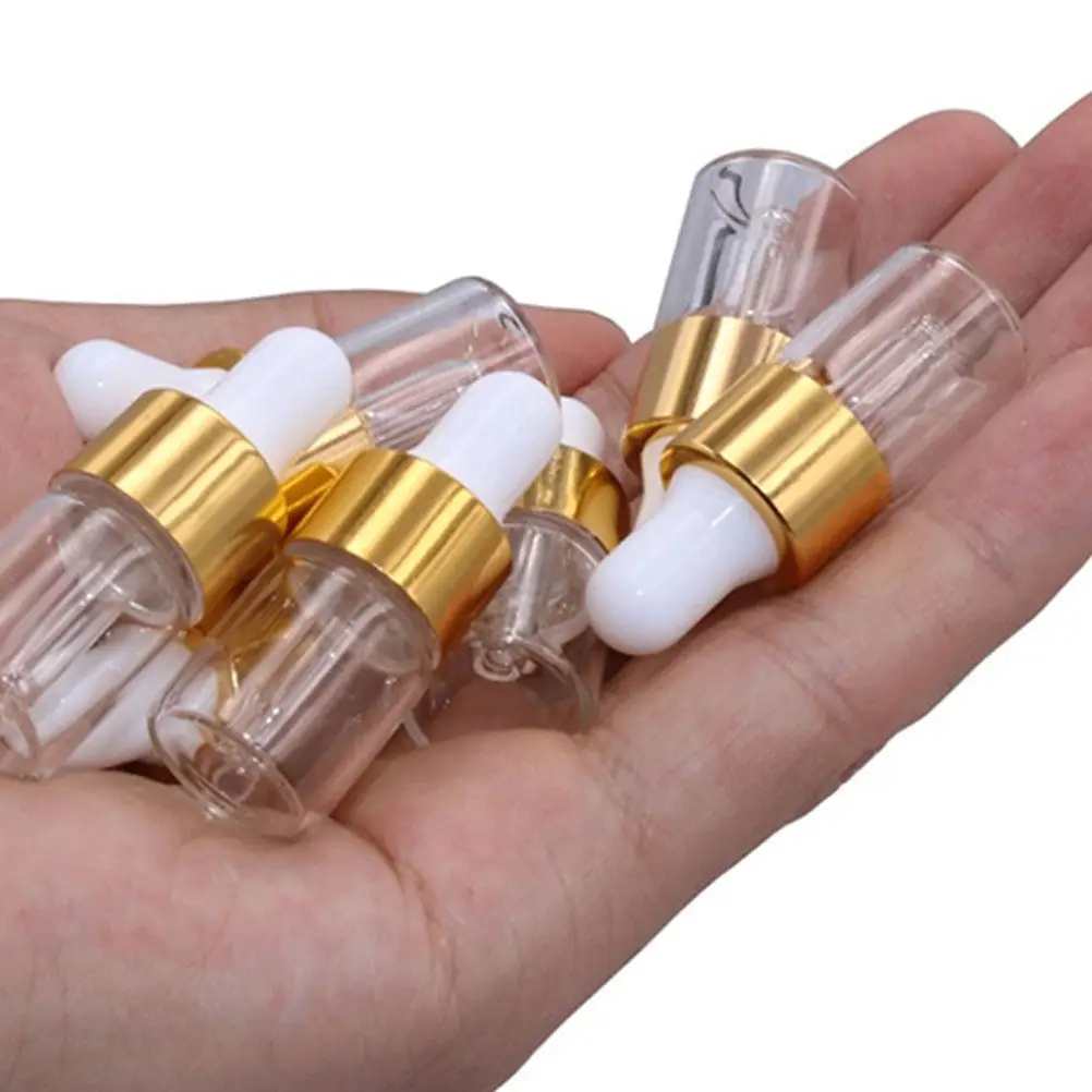 

30Pcs Glass Dropper Bottles Easy Clean Refillable Essential Oil Dispensers Travel Friendly Liquid Bottles for Colognes Tinctures