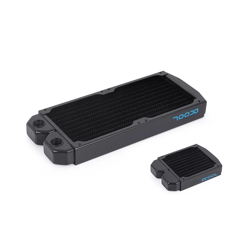 Alphacool NexXxoS ST25 Full Copper Thin Radiator,Water Cooling Build Single ,Dual 92MM, Heat Sink For Small Case 2X G1/4“