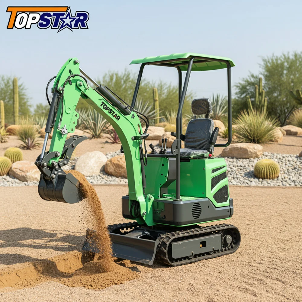 High-Quality EPA Excavator Kubota Engine Mini Digger Compact Mini Excavator for Vineyard Care Farm Work Customized