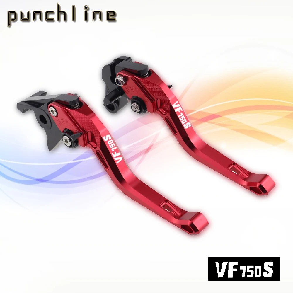 Fit For VF750S SABRE 1982-1986 VF 750S SABRE Motorcycle CNC Accessories Short Brake Clutch Levers Adjustable Handle Set