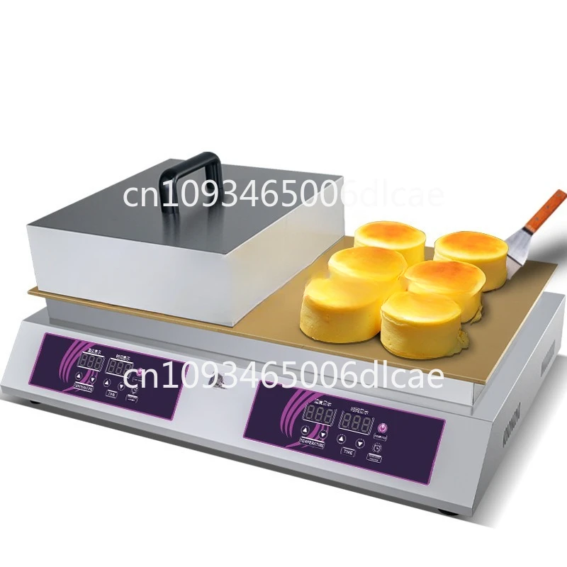 Double head soufflé machine Causeway roasted soufflé muffin machine Pure copper grating plate scones machine