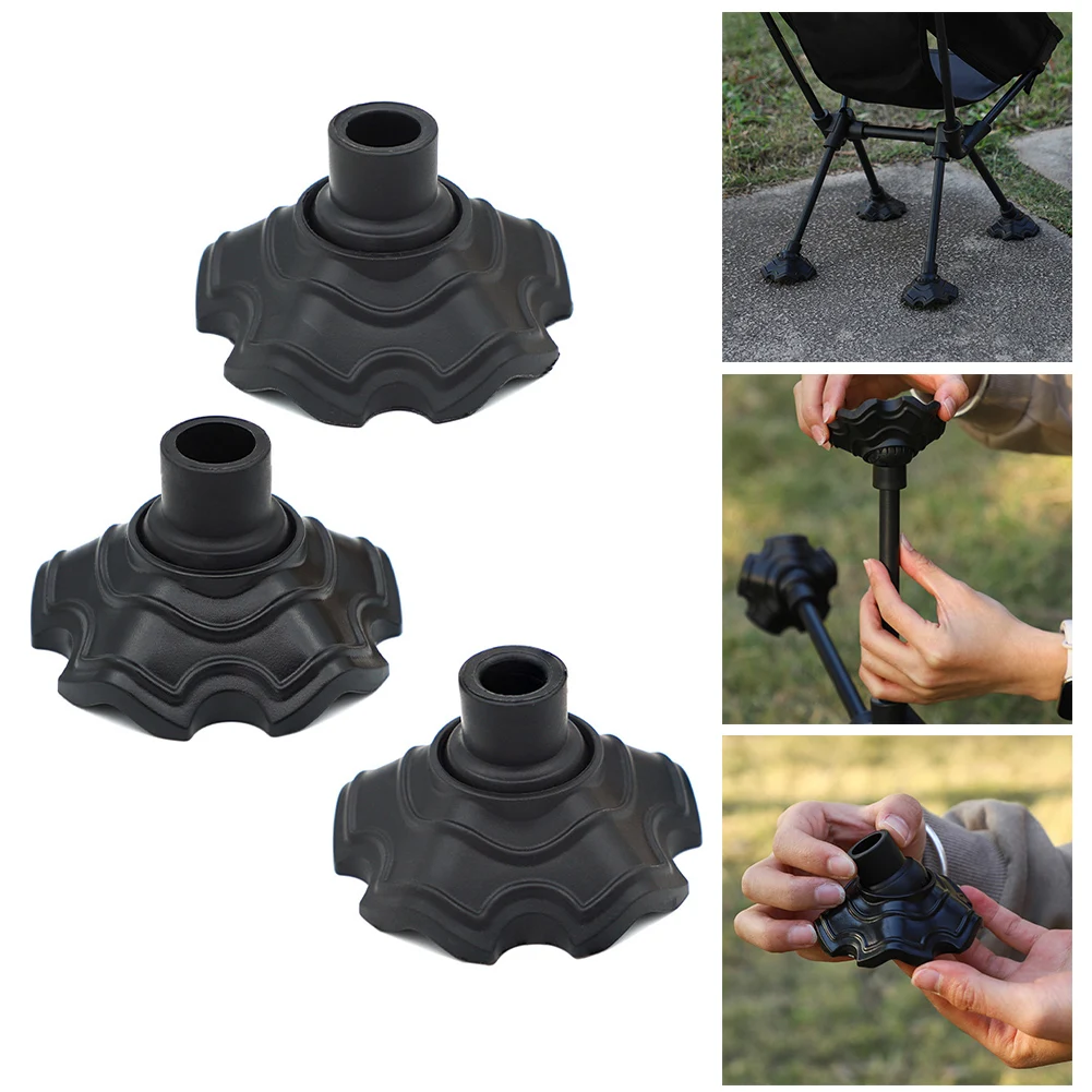

4Pcs Camping Chair Feet Covers Stool Leg Cap Non-slip Outdoor Chair Leg Guard Sleeve Adjustable Angle Chair Accessories