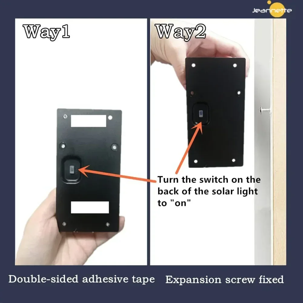 Outdoor Solar LED Light Solar Porch Light Fence Light Wall Solar Lamp for Garden Wall Stair Step Backyard Railing