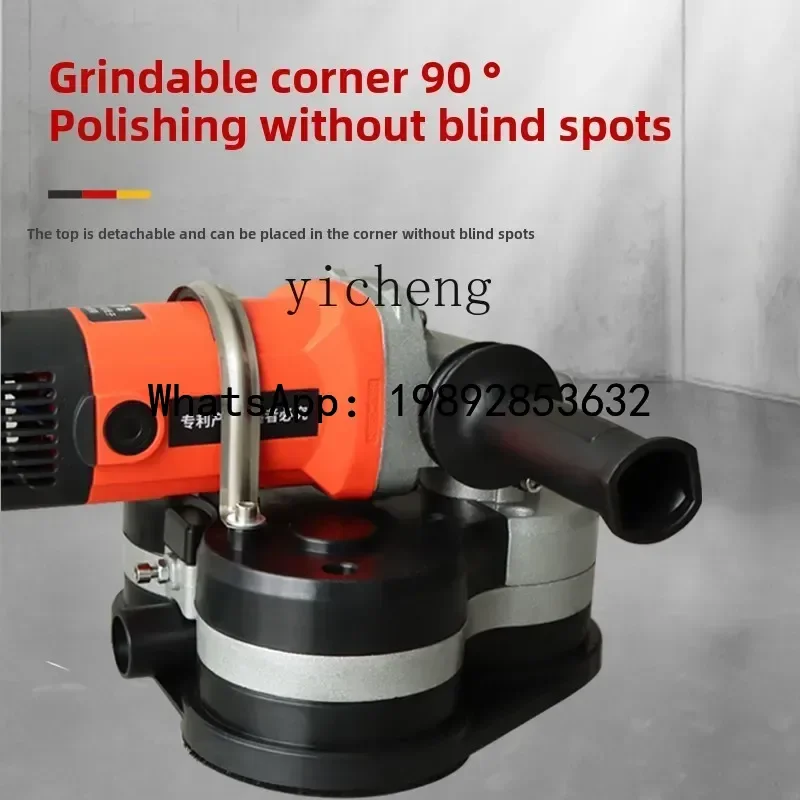 B1 Handheld Three-head Clean Grinder Portable Floor Grinder Refurbishing Cement Floor